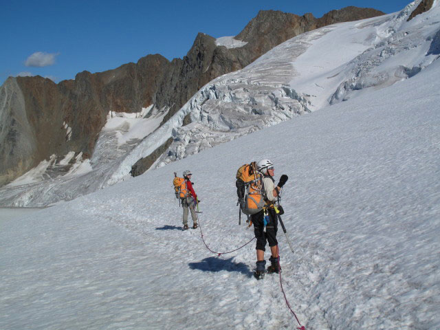 Christoph und Gudrun am Taschachferner (10. Sep.)