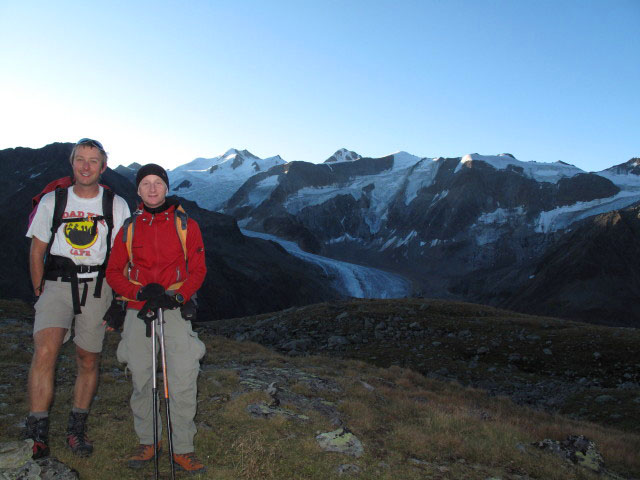 Ich und Christoph am Vorderen K&ouml;pfle, 2.739 m (11. Sep.)