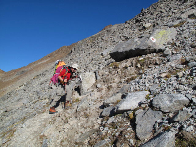 Christoph am Neuen Offenbacher H&ouml;henweg zwischen Vorderer Eiskastenbach und Wurmtaler Kopf (11. Sep.)