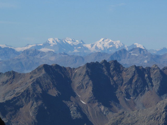 Ortleralpen vom Wurmtaler Kopf aus (11. Sep.)