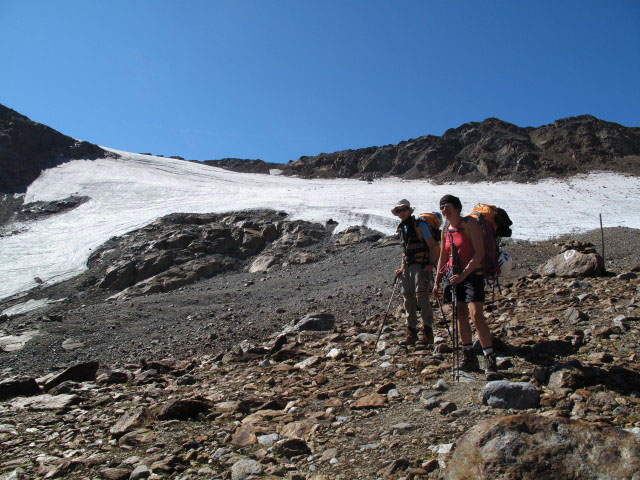 Christoph und Gudrun am Offenbacher H&ouml;henweg zwischen Rifflferner und Die L&ouml;cher (11. Sep.)