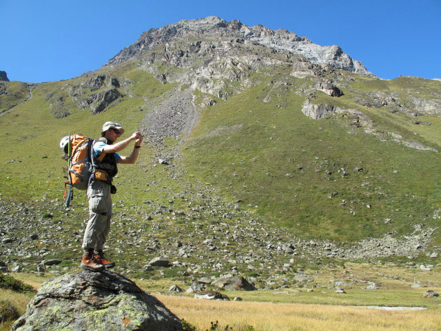 Christoph neben dem Offenbacher H&ouml;henweg zwischen Die L&ouml;cher und Rifflsee (11. Sep.)
