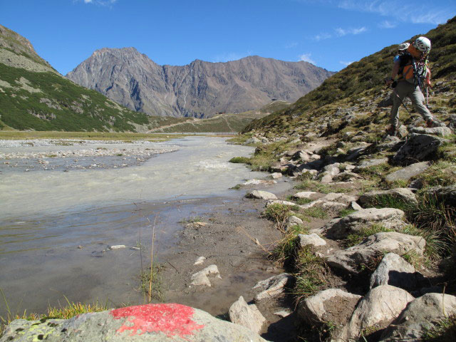 Christoph am Offenbacher H&ouml;henweg zwischen Die L&ouml;cher und Rifflsee (11. Sep.)