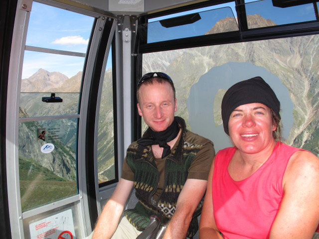 Christoph und Gudrun in der Rifflseebahn (11. Sep.)