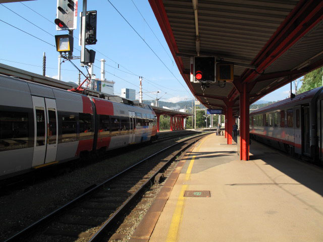 Bahnhof Bruck an der Mur, 489 m (16. Sep.)