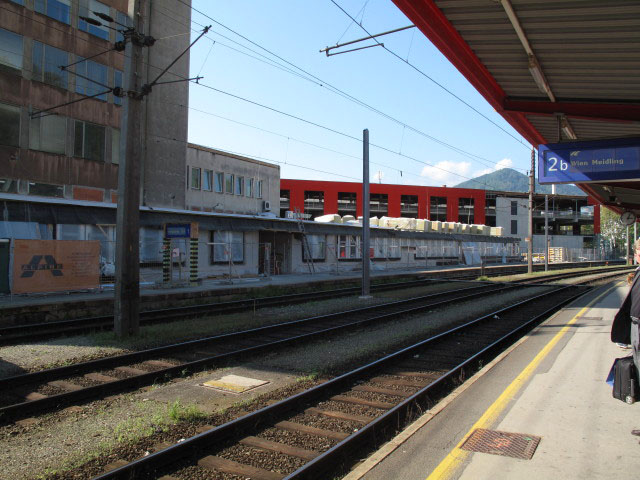 Bahnhof Bruck an der Mur, 489 m (16. Sep.)