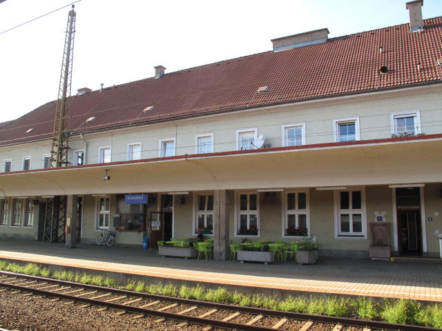 Bahnhof Knittelfeld, 628 m (16. Sep.)