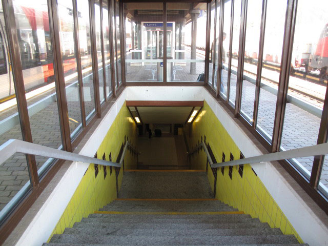 Bahnhof Knittelfeld, 628 m (16. Sep.)