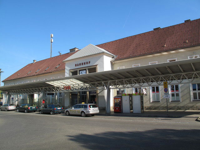 Bahnhof Knittelfeld, 628 m (16. Sep.)