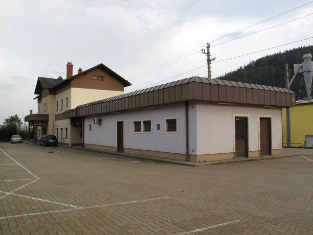 Bahnhof Mautern, 692 m (17. Sep.)