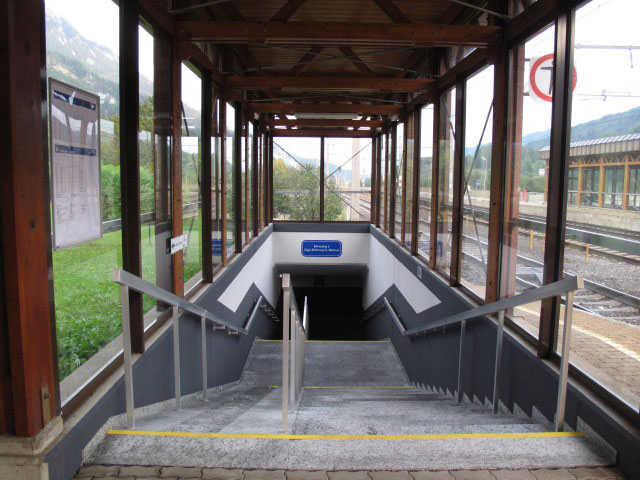 Bahnhof Mautern, 692 m (17. Sep.)