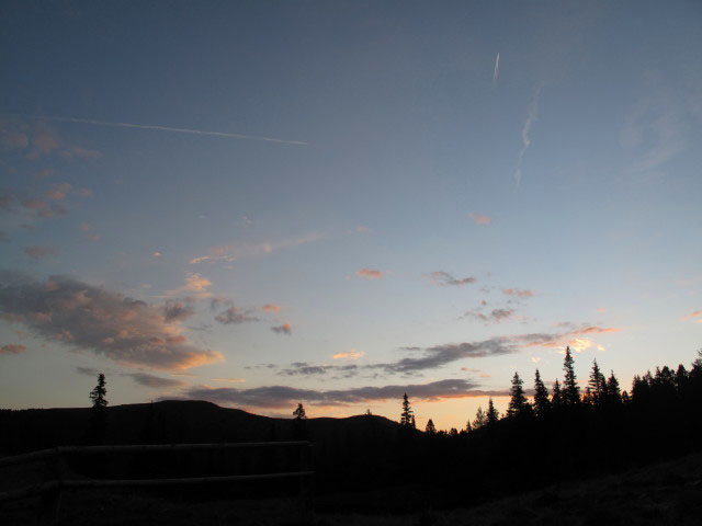 von der Oberen Bodenh&uuml;tte Richtung Osten (17. Sep.)