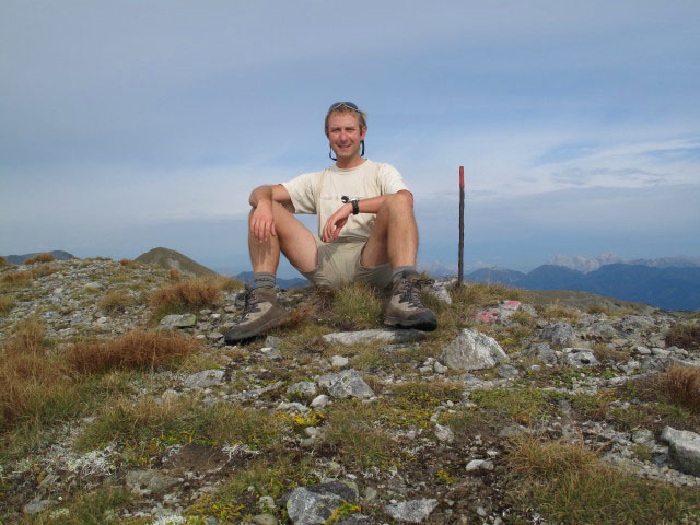 Ich auf der Schwaigerh&ouml;he, 2.214 m (17. Sep.)