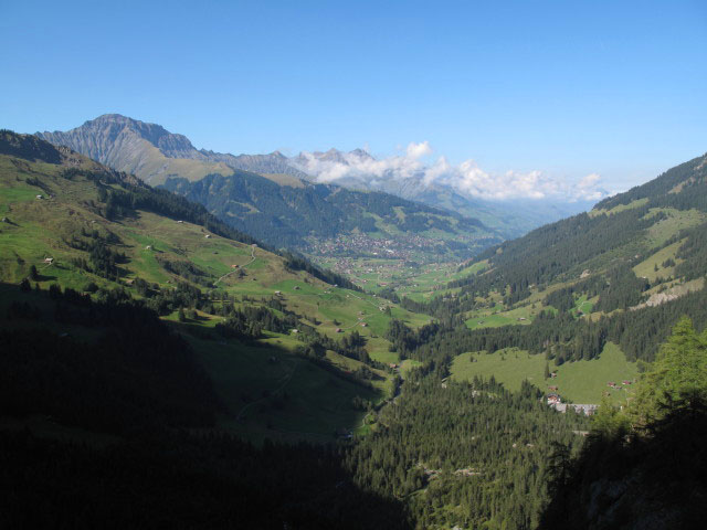 Entschlingetal vom Ch&auml;ligang-Klettersteig aus