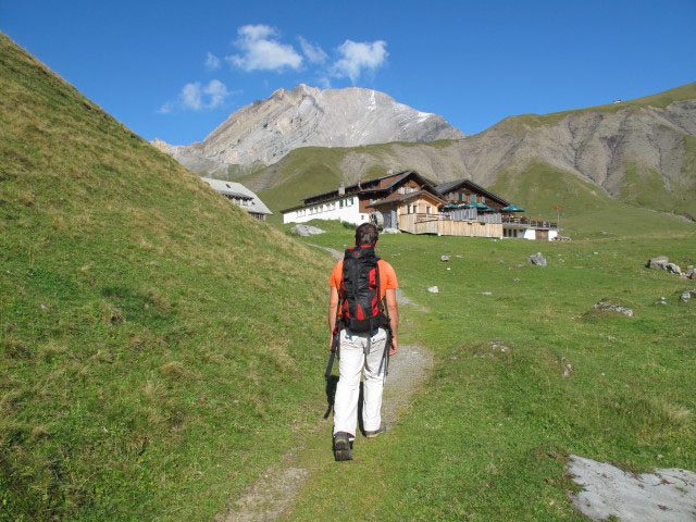 Andreas zwischen Ch&auml;ligang-Klettersteig und Bergstation der Luftseilbahn Birg - Engstligenalp
