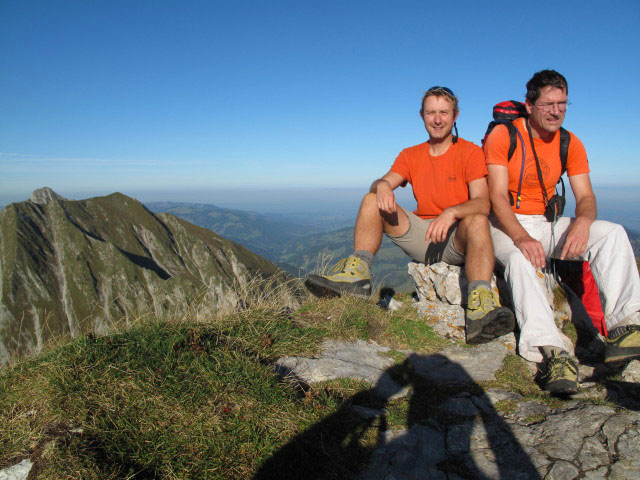Ich und Andreas am Gantrisch, 2.175 m