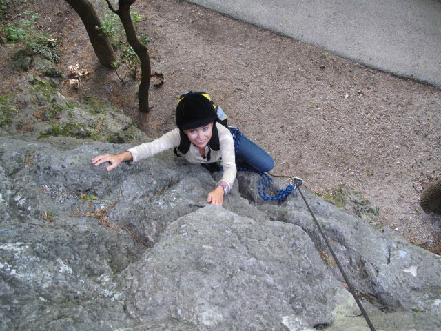 Diana in der Einstiegswand