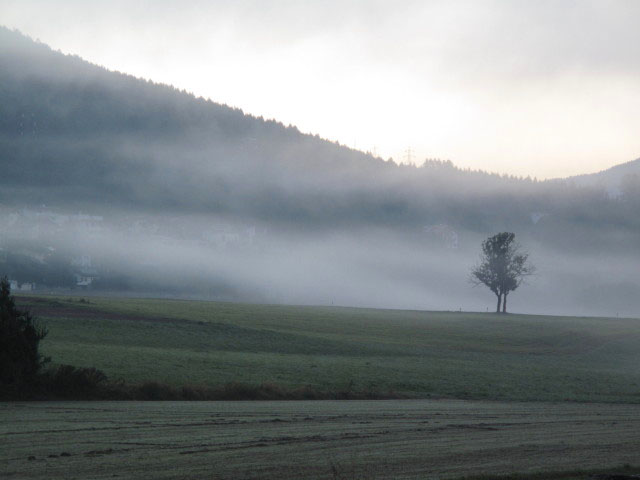 Kaser von St. Georgen aus (1. Okt.)