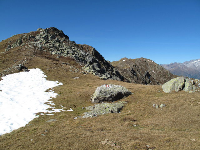 Weg 68 zwischen Pfunderer Höhenweg und Windeck (1. Okt.)