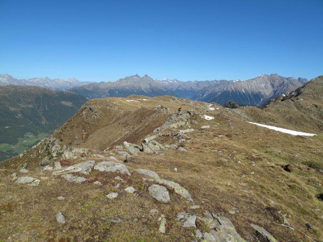 Pfunderer H&ouml;henweg zwischen B&auml;rentaler Spitze und Putzenh&ouml;he (1. Okt.)
