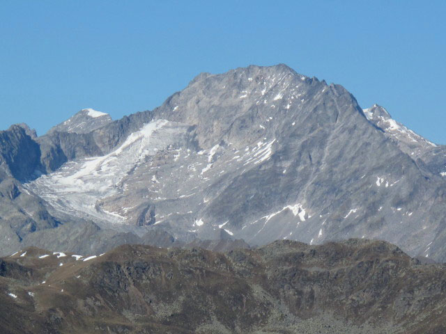 Schwarzenstein vom Pfunderer H&ouml;henweg aus (1. Okt.)