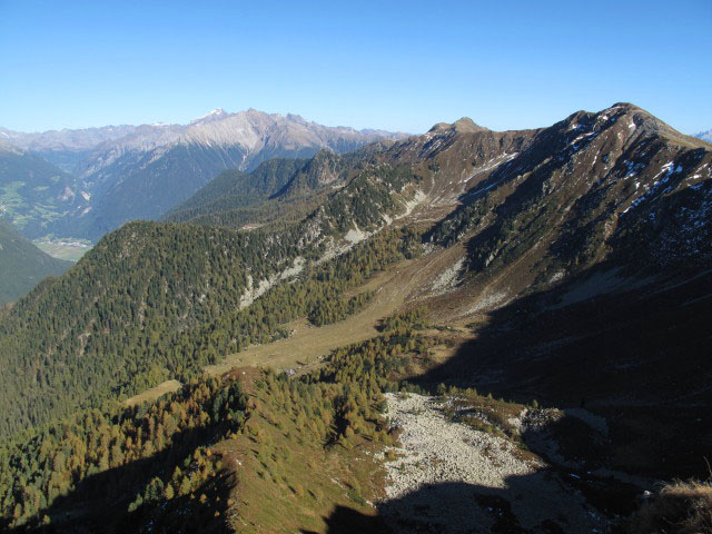 vom Zwölferspitz Richtung Osten (1. Okt.)