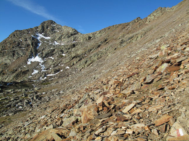 Kleine Grubachspitze von Weg 24 aus (2. Okt.)