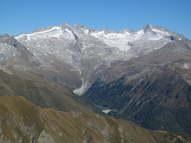 Großer Möseler und Turnerkamp von der Hochsägescharte aus (2. Okt.)