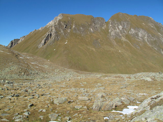 Pfunderer H&ouml;henweg zwischen Goldsee und Passenjoch (2. Okt.)