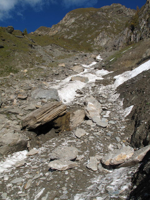 Pfunderer Höhenweg zwischen Gruipaalm und Valzarer Bach (2. Okt.)