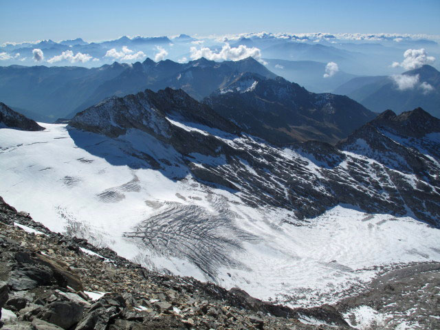 vom Hochfeiler Richtung Süden (3. Okt.)