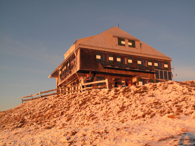 Reichensteinh&uuml;tte, 2.136 m (15. Okt.)