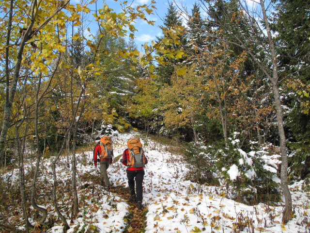 Christoph und Gudrun zwischen Schwarzau im Gebirge und Waldfreundeh&uuml;tte