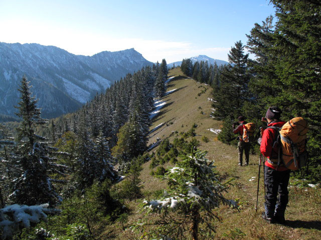 Christoph und Gudrun zwischen B&auml;renk&ouml;pfl und Preineckkogel