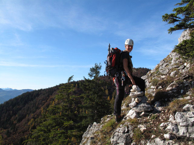 Sonja zwischen Sommeraustein und K&auml;ferwandl
