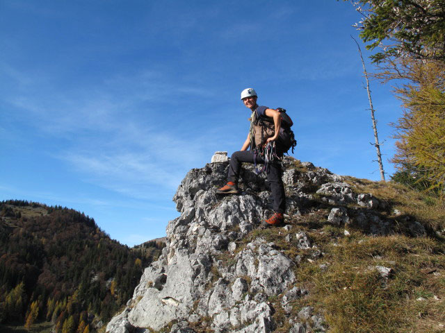 Sonja zwischen Sommeraustein und K&auml;ferwandl