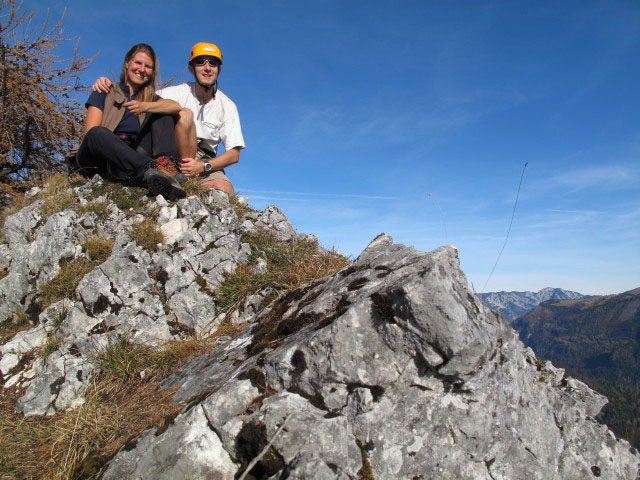 Sonja und ich am K&auml;ferwandl, 1.320 m
