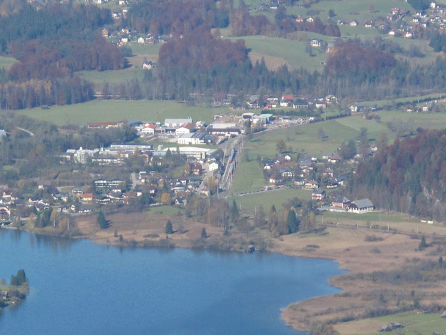 Bahnhof Steeg-Gosau von der Goiserer Aussicht aus