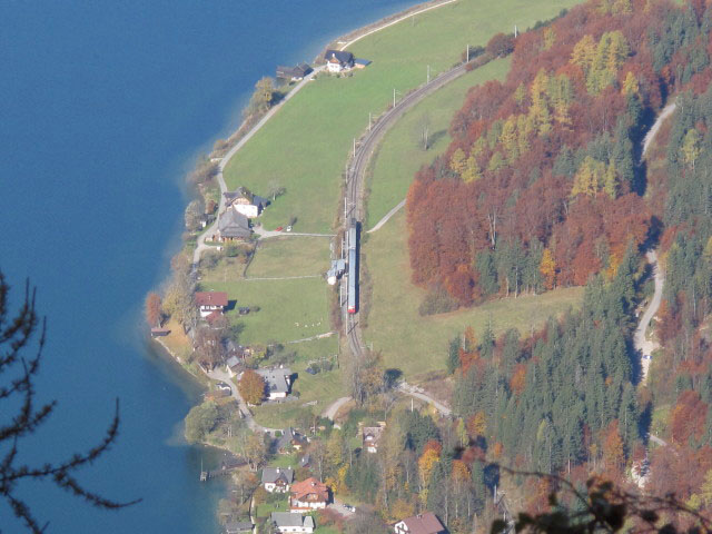 Bahnhof Obersee von der Goiserer Aussicht aus
