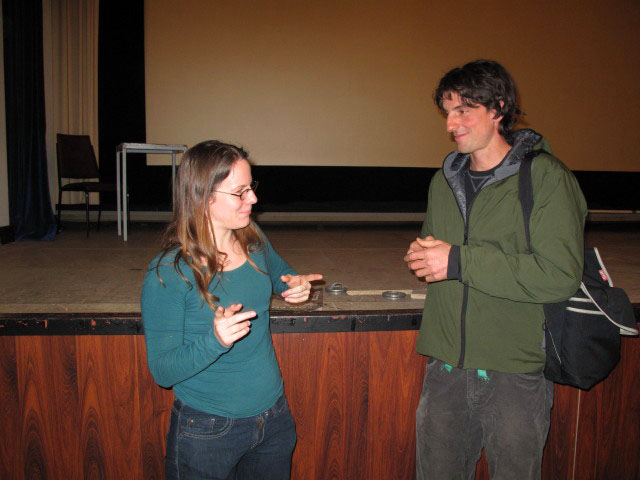 Daniela und Dean im Haus der Begegnung Floridsdorf