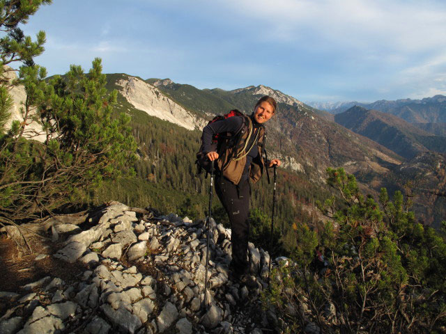 Sonja zwischen Weg 820 und F&uuml;rstenbergstube