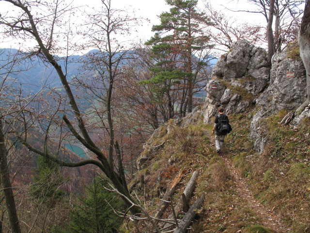 Carmen zwischen Steinerner J&auml;ger und Pfennigstein