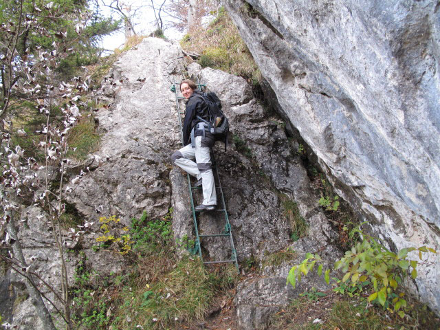 Carmen zwischen Steinerner J&auml;ger und Pfennigstein