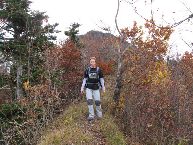 Carmen zwischen Steinerner J&auml;ger und Pfennigstein