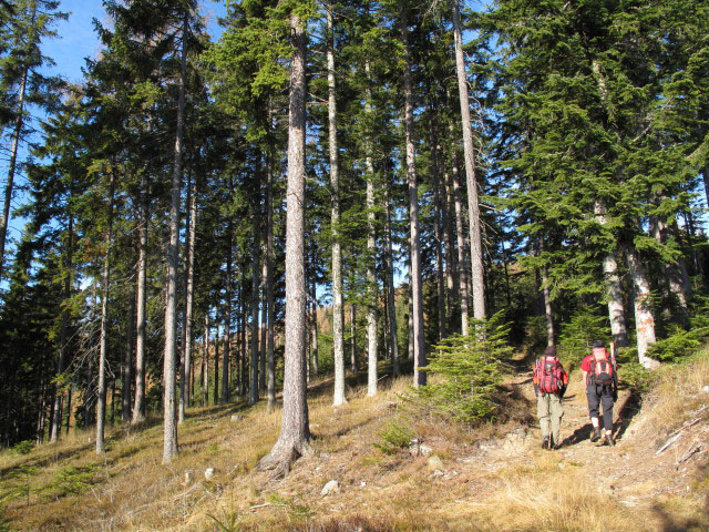 Christoph und Gudrun auf Weg 489 zwischen Stürzerkogel und Kaarlhütte