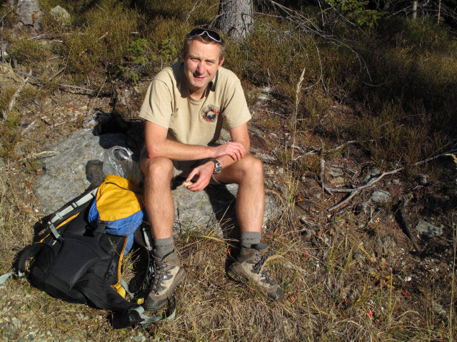 Ich auf Weg 489 zwischen St&uuml;rzerkogel und Kaarlh&uuml;tte