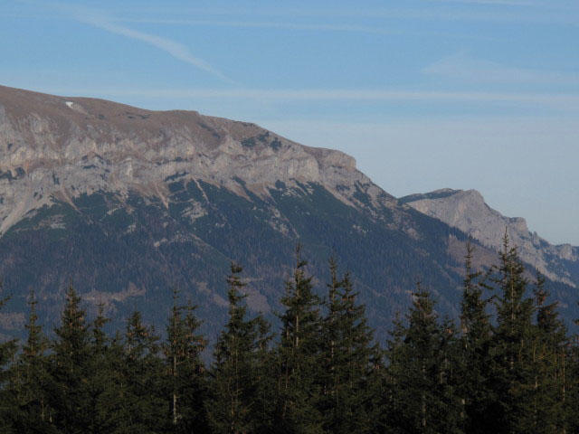 Raxenm&auml;uer und Preiner Wand von Weg 489 aus