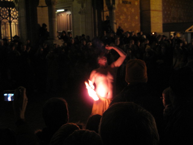 Feuerspektakel am Mittelalterlichen Adventmarkt