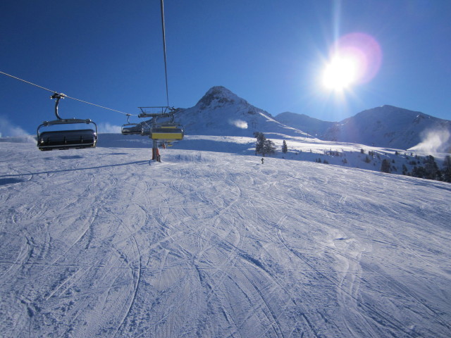 Zehnerabfahrt von der 6-Fraitensesselbahn aus