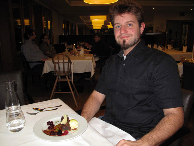 Markus im Restaurant